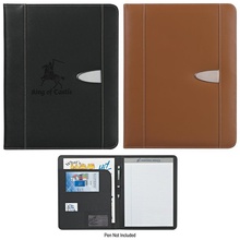 Custom Eclipse 8-1/2" x 11" Bonded Leather Portfolio