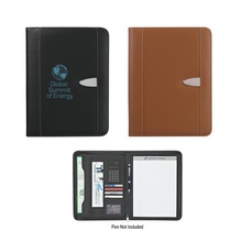 Eclipse Bonded 8-1/2" x 11"Leather Portfolio with Calculator