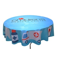 5' Round Table Cover - Full Color Imprint