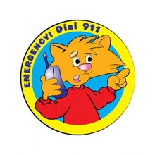 Emergency Dial 911 Stickers
