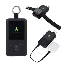 Charter 6200mAh Light Up Power Bank with Watch Charger & Keyring