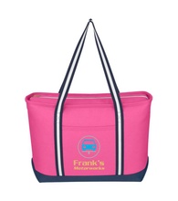 Large Cotton Canvas Admiral Tote Bag