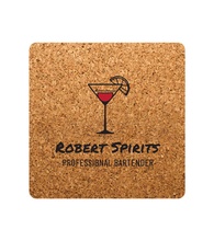 Cork Coasters Square Shape