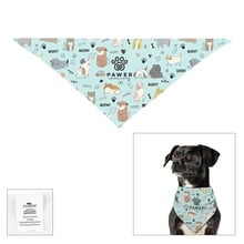 Full Color Small Triangle rPET Pet Bandana