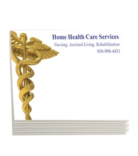 Sticky Note Pads - Caduceus 4&quot; x 3&quot; (100 sheets)