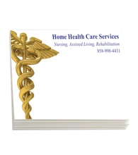 Sticky Note Pads - Caduceus 4&quot; x 3&quot; (50 sheets)