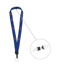 3/4" Breakaway Custom Lanyard with Key Ring
