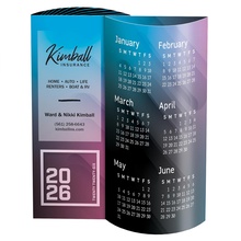 Color Block Wave Desk Calendar
