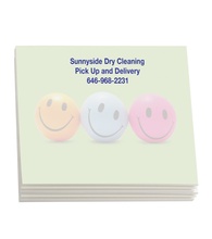 Sticky Note Pads - Smiley Faces 4&quot; x 3&quot; (50 sheets)