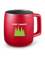 15 oz. Geo Square Handle Ceramic Mug