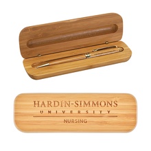 Bamboo Case w/Pen Gift Set