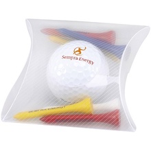 Promotional Golf Ball & Tees Pillow Pack