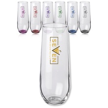 8 oz. Libbey Stemless Champagne Glasses