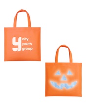 Halloween Pumpkin Reflective Tote Bag
