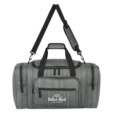 Custom Heathered Duffel Bags