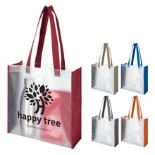 Heathered Frost Custom Tote Bags