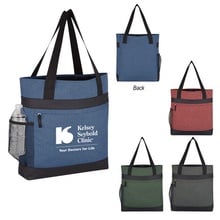 Hidden Zipper Outing Custom Tote Bags
