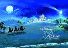 To The Manger Christmas Cards