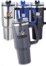 40 oz. Hugo Plastic Interior Stainless Steel Travel Mug