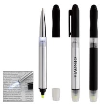 Illuminate 4-In-1 Highlighter Stylus Pen With Light