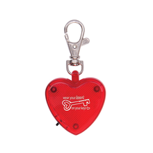 Light Up Heart Strobe Clip
