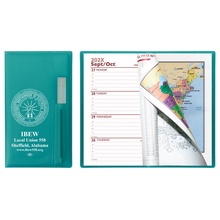 Custom Weekly Pocket Planner with Pen - 2027