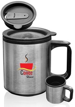 Imprinted 12 oz Stainless Steel Travel Mugs