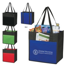 Custom Lami-Combo Shopper Totes
