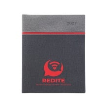 Larkspur 40 Page Manager Date Log with Colored Edge Pages