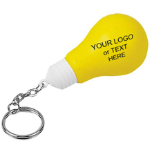 Lightbulb Stress Ball Custom Key Chains