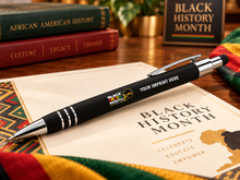 Black History Month Stylus Soft Touch Pen - Full Color