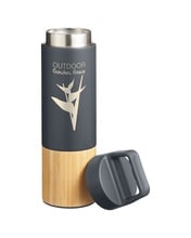 20 oz. Tao Bamboo Vacuum Insulated Stainless Steel Bottle