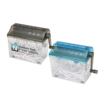 Imprinted Mini Desktop Hand Shredders