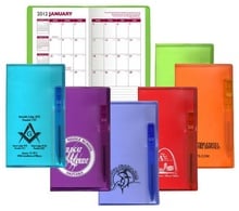 Personalized Monthly Pocket Planners with Pen - 2026