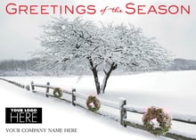 Winter's Appearance Holiday Logo Cards