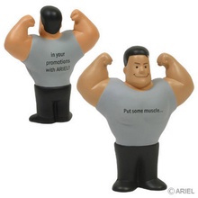 Muscle Man Logo Stress Balls