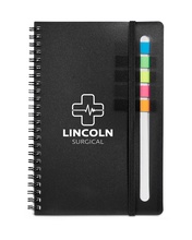 Semester Spiral Notebook With Sticky Flags 6.25" X 8.5"
