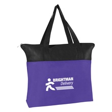 Non-Woven Custom Zippered Totes