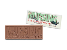 Nursing is a Work of Heart Milk Chocolate Wrapper Bar