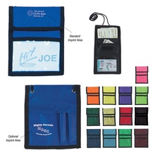 Nylon Neck Wallet Badge Holder