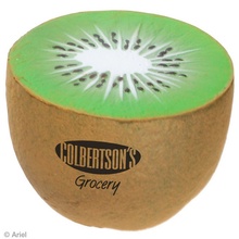 Open Kiwi Stress Ball with Imprinting