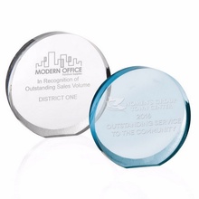 Personalized Orbit Glass Award