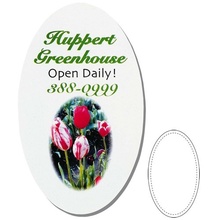 Oval 2-3/8" x 4" Custom Magnets