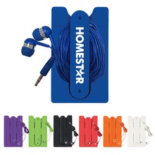 Personalized Phone Wallet with Ear Buds