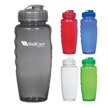 Poly-Clear Gripper Promotional 30 oz. Bottles