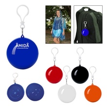 Rain Poncho Ball Key Chain