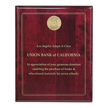 Personalized Rosewood Plaques