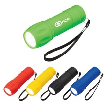 Custom Rubberized COB Light With Strap