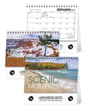 Scenic Moments 2026 Personalized Desk Calendars