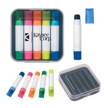 Set of 5 Gel Wax Highlighters with Custom Box